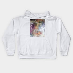 Abstract Watercolor Painting Kids Hoodie